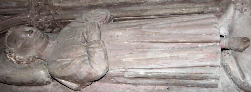 Switzerland Basel Munster Queen Anna of Hapsburg 1281 and son Charles